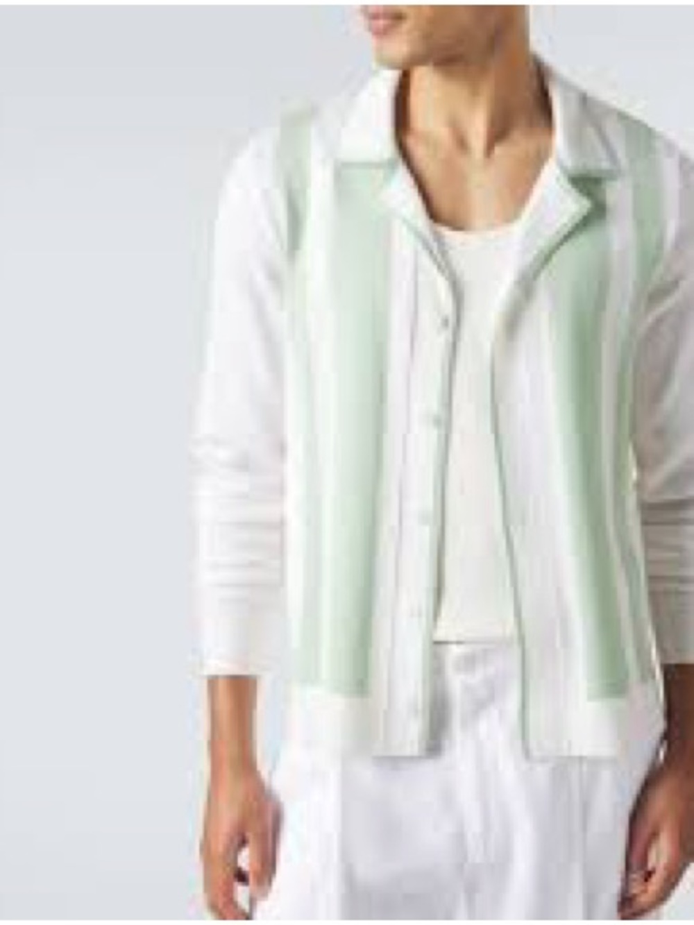 Dolce & Gabbana striped wool and silk shirt Size 46